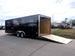 Enclosed Trailer 8.5'x24' Black Front Side Angled