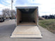 Enclosed Trailer 8.5'x24' Black Front Side Angled