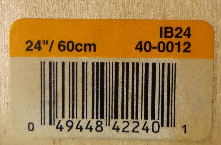 Johnson Level 24 in. Hardwood Aluminum I-Beam Level