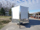 Enclosed Trailer 8.5' x 20' White - Cargo Hauler Car Motorcycle Storage - SLE Equipment - 1