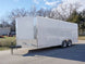 Enclosed Trailer 8.5' x 20' White - Cargo Hauler Car Motorcycle Storage - SLE Equipment - 2