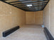 Enclosed Trailer 8.5' x 20' White Side Angled View