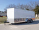 Enclosed Trailer Custom 7'x18' White Tandem Axle with Ramp and E - Tracks Storage - SLE Equipment - 2