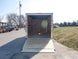 Enclosed Trailer Custom 7'x18' White Tandem Axle with Ramp and E - Tracks Storage - SLE Equipment - 8