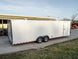 8.5x28 Flat Nose White Enclosed Trailer (2) 5,200lb Axles Cargo Storage - SLE Equipment - 6