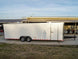 8.5x28 Flat Nose White Enclosed Trailer (2) 5,200lb Axles Cargo Storage - SLE Equipment - 7