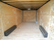 8.5x28 Flat Nose White Enclosed Trailer (2) 5,200lb Axles Cargo Storage - SLE Equipment - 18