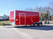 8.5 x 22 White Concessions Food Trailer