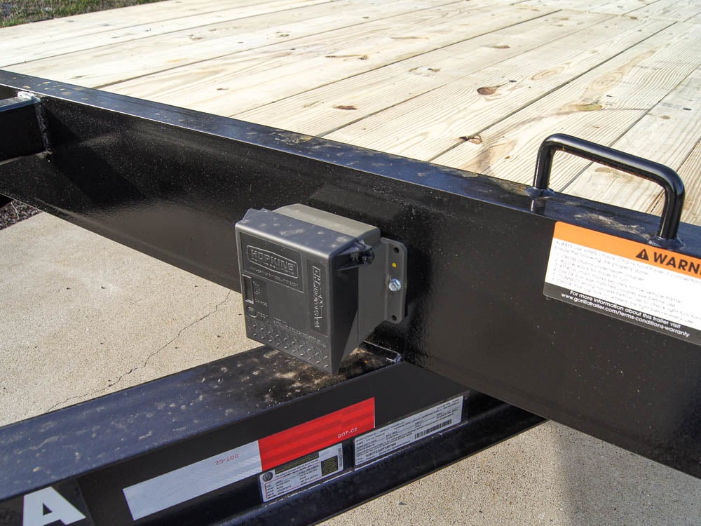 8.5x22 IBeam Deckover Equipment Trailer Straight Deck (2) 5200lb Axles