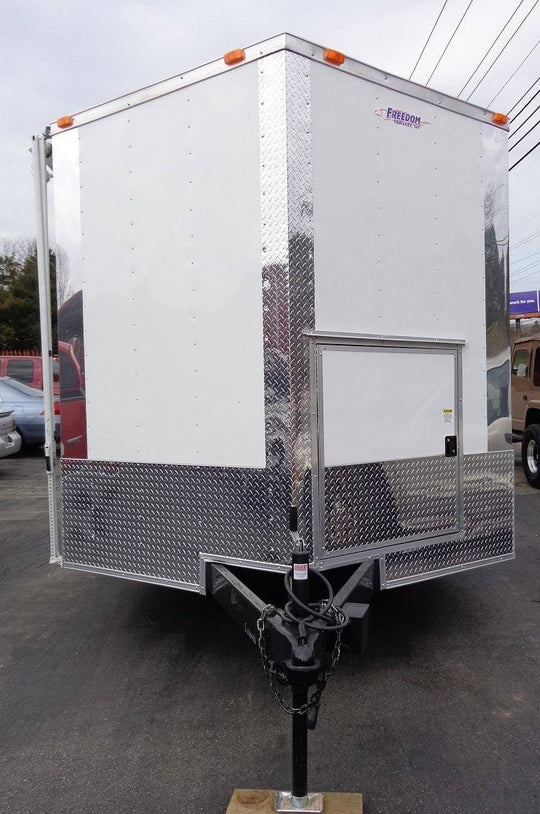 Concession Trailer 8.5'x20' White - Food Event Catering BBQ Smoker - SLE Equipment - 2