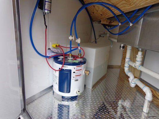 Concession Trailer 8.5'x20' White - Food Event Catering BBQ Smoker - SLE Equipment - 14