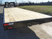 8.5x30 IBeam Gooseneck Straight Deckover Trailer (2) 7K Axles Slide Ramps