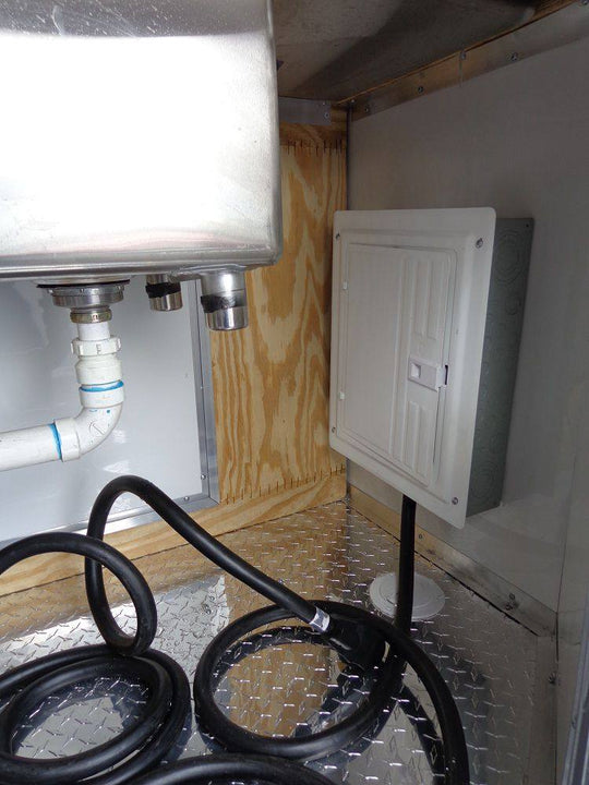 Concession Trailer 8.5'x20' White - Food Event Catering BBQ Smoker - SLE Equipment - 17