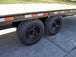 8.5x30 IBeam Gooseneck Straight Deckover Trailer (2) 7K Axles Slide Ramps