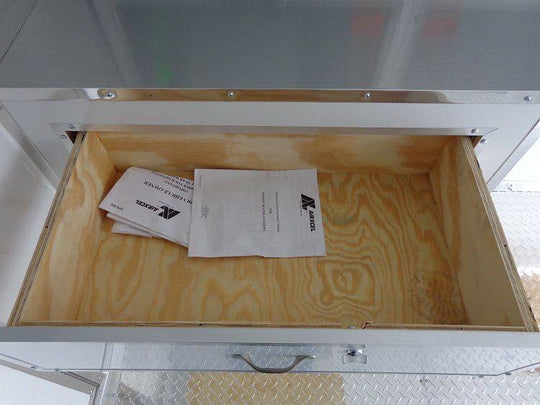 Concession Trailer 8.5'x20' White - Food Event Catering BBQ Smoker - SLE Equipment - 20