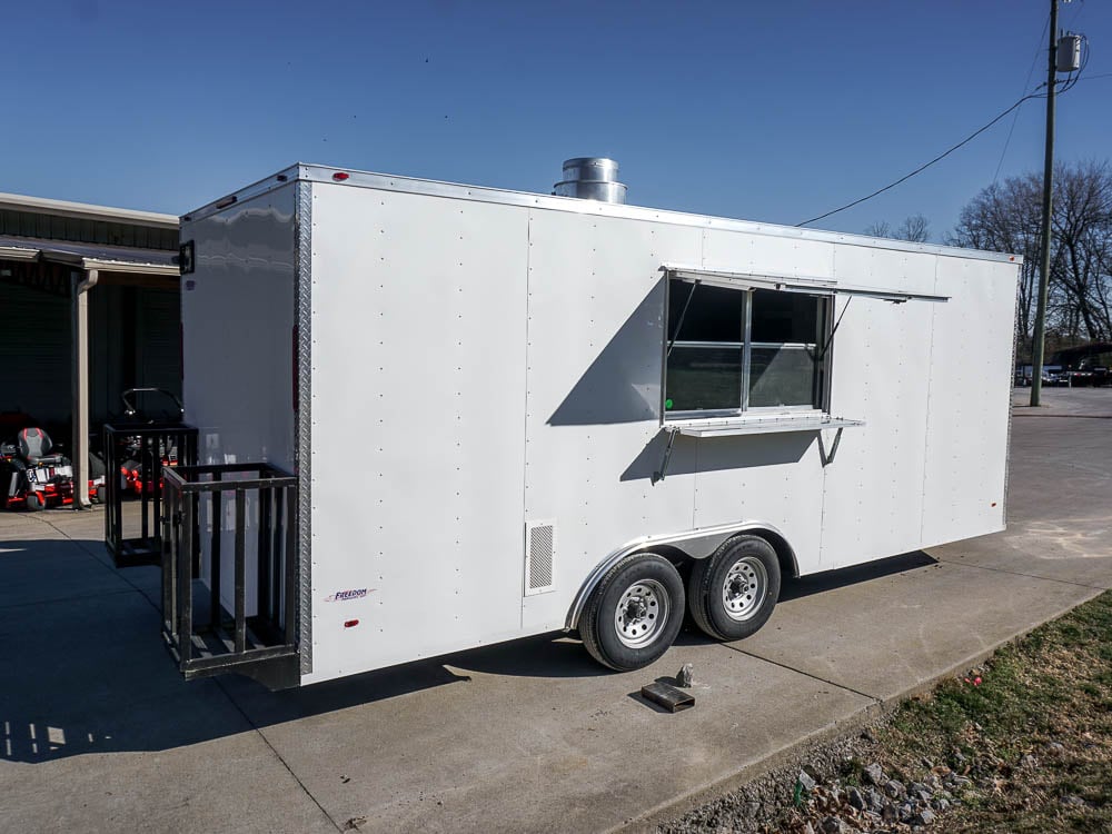 Concession Trailer 8.5x20 -Custom Food Serving