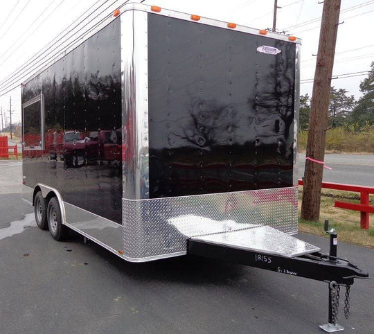 Concession Trailer 8.5'x16' Black - Food Event Catering Vending - SLE Equipment - 4