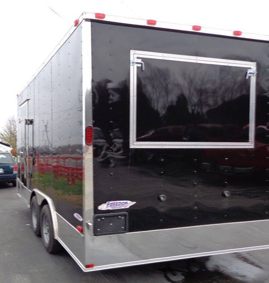 Concession Trailer 8.5'x16' Black - Food Event Catering Vending - SLE Equipment - 9