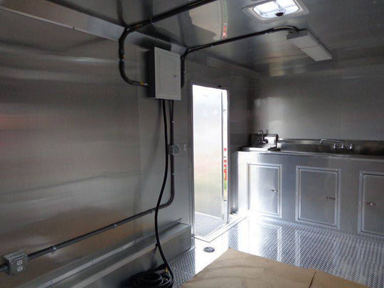 Concession Trailer 8.5'x16' Black - Food Event Catering Vending - SLE Equipment - 19
