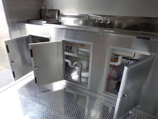 Concession Trailer 8.5'x16' Black - Food Event Catering Vending - SLE Equipment - 12