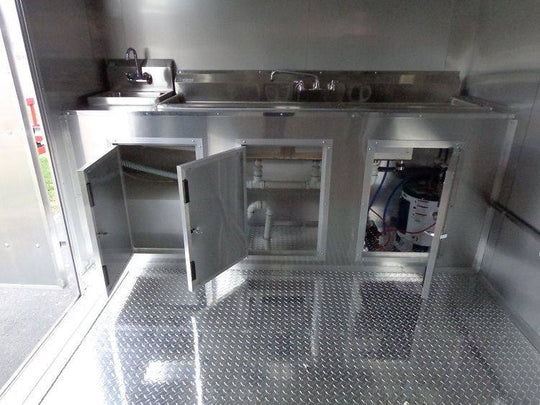 Concession Trailer 8.5'x16' Black - Food Event Catering Vending - SLE Equipment - 17