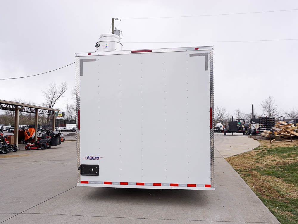 Concession Trailer 8.5x18 White Custom- Event Catering