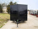 8.5x18 Black V - Nose Enclosed Trailer with Extended Tongue and Blackout Package (2) 3,500lb Axles - SLE Equipment - 2