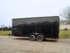 8.5x18 Black V - Nose Enclosed Trailer with Extended Tongue and Blackout Package (2) 3,500lb Axles - SLE Equipment - 3