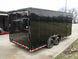 8.5x18 Black V - Nose Enclosed Trailer with Extended Tongue and Blackout Package (2) 3,500lb Axles - SLE Equipment - 5