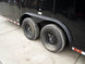 8.5x18 Black V - Nose Enclosed Trailer with Extended Tongue and Blackout Package (2) 3,500lb Axles - SLE Equipment - 12