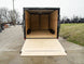8.5x18 Black V - Nose Enclosed Trailer with Extended Tongue and Blackout Package (2) 3,500lb Axles - SLE Equipment - 9