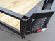 7x20 Dovetail Utility Trailer with Side Baskets (2) 3,500lb Axles - SLE Equipment - 12