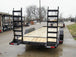 7x22 8" IBEAM Equipment Trailer (2) 7K Axles Stand-Up Ramps