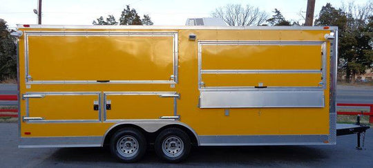 Concession Trailer 8.5'x20' Yellow - Event Catering Vending Food - SLE Equipment - 21