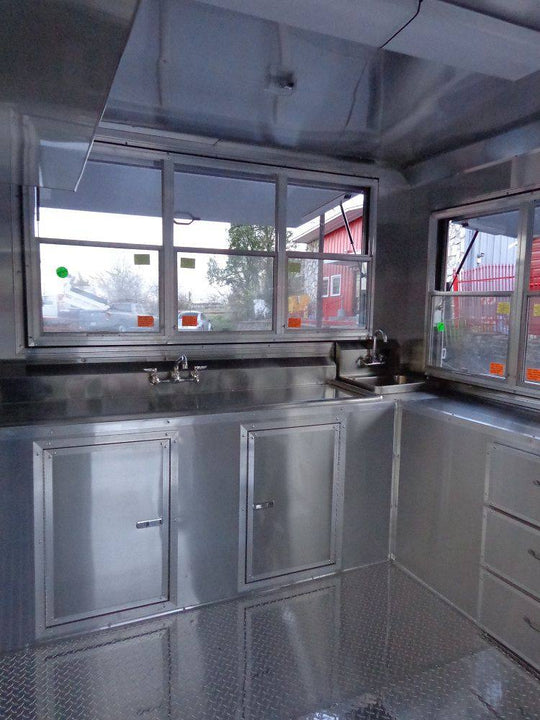 Concession Trailer 8.5'x20' Yellow - Event Catering Vending Food - SLE Equipment - 25