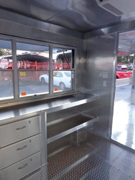 Concession Trailer 8.5'x20' Yellow - Event Catering Vending Food - SLE Equipment - 13