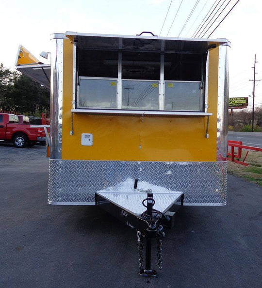 Concession Trailer 8.5'x20' Yellow - Event Catering Vending Food - SLE Equipment - 20