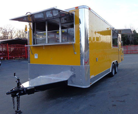 Concession Trailer 8.5'x20' Yellow - Event Catering Vending Food - SLE Equipment - 27