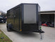 7x12 Enclosed Trailer Charcoal V - Nose Blackout Package 3,500lb Axle Storage - SLE Equipment - 9
