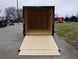 7x12 Enclosed Trailer Charcoal V - Nose Blackout Package 3,500lb Axle Storage - SLE Equipment - 12
