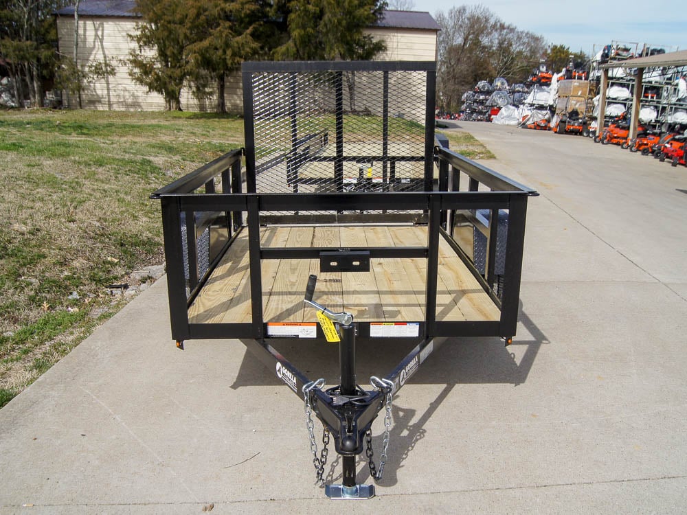 5x8 Straight Deck Utility Trailer with 2ft Side Rails 3500lb Axle