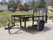 5x8 Straight Deck Utility Trailer with 2ft Side Rails 3500lb Axle - SLE Equipment - 1