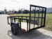 5x8 Straight Deck Utility Trailer with 2ft Side Rails 3500lb Axle