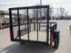 5x8 Straight Deck Utility Trailer with 2ft Side Rails 3500lb Axle - SLE Equipment - 5