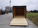 7x14 Enclosed Trailer Red V - Nose Blackout Package 3,500lb Axle Storage - SLE Equipment - 10