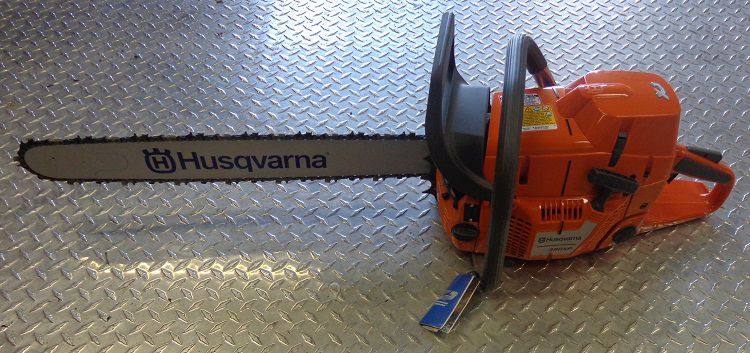 Husqvarna 390XP Chainsaw 20" Bar Professional - 88cc Engine White Background