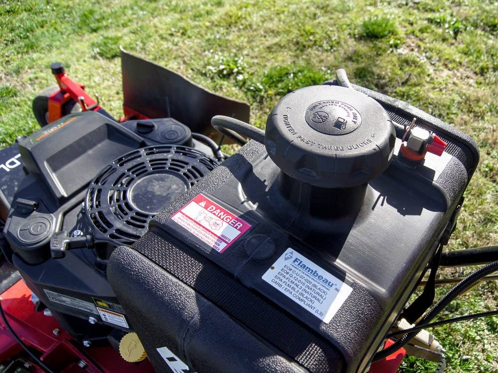 WorldLawn Hydro Walk Behind Mower Front Left