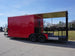 8.5 x 22 White Concessions Food Trailer