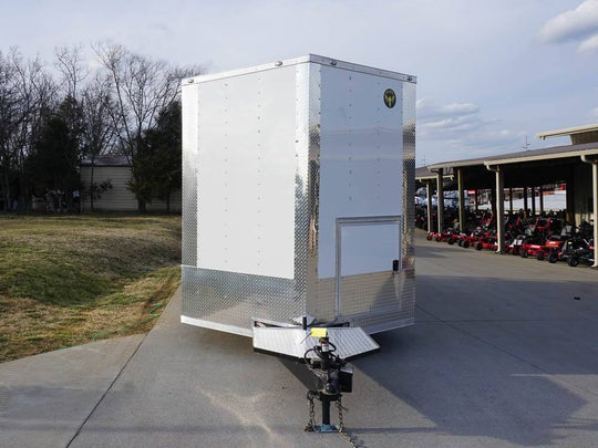 Concession Trailer 8.5' X 18' White Food Event Catering - SLE Equipment - 2