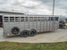 24ft Charcoal Gooseneck Livestock Trailer with Padded Floors (2) 7K Axles